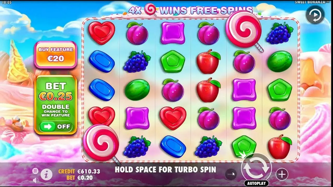Бонусный раунд Sweet Bonanza